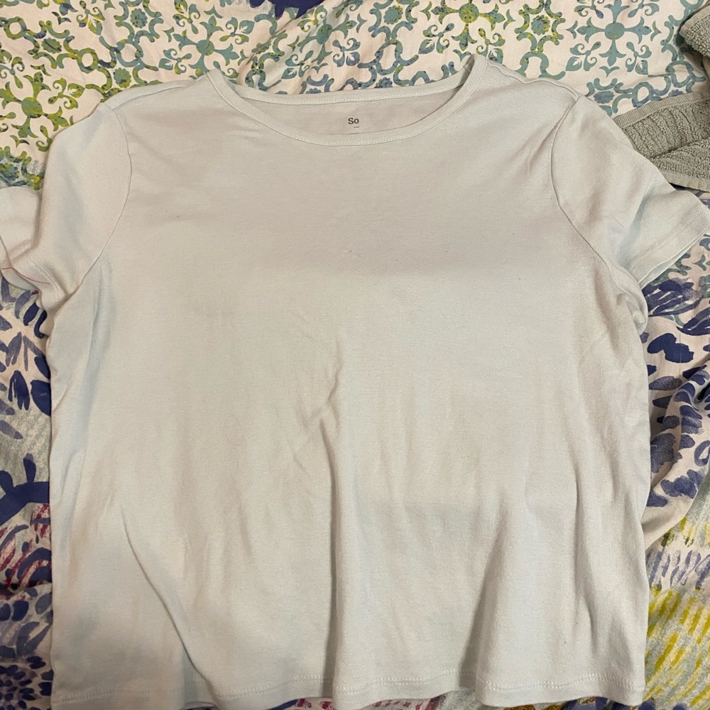 SO baby blue tshirt